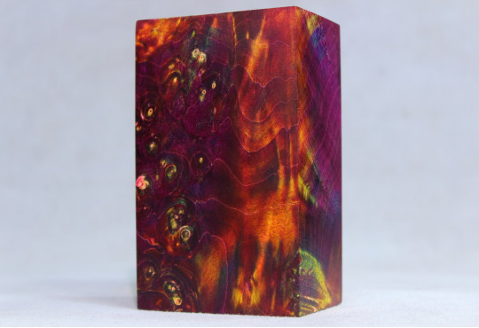 Stabilized Maple Burl Wood Mod Block